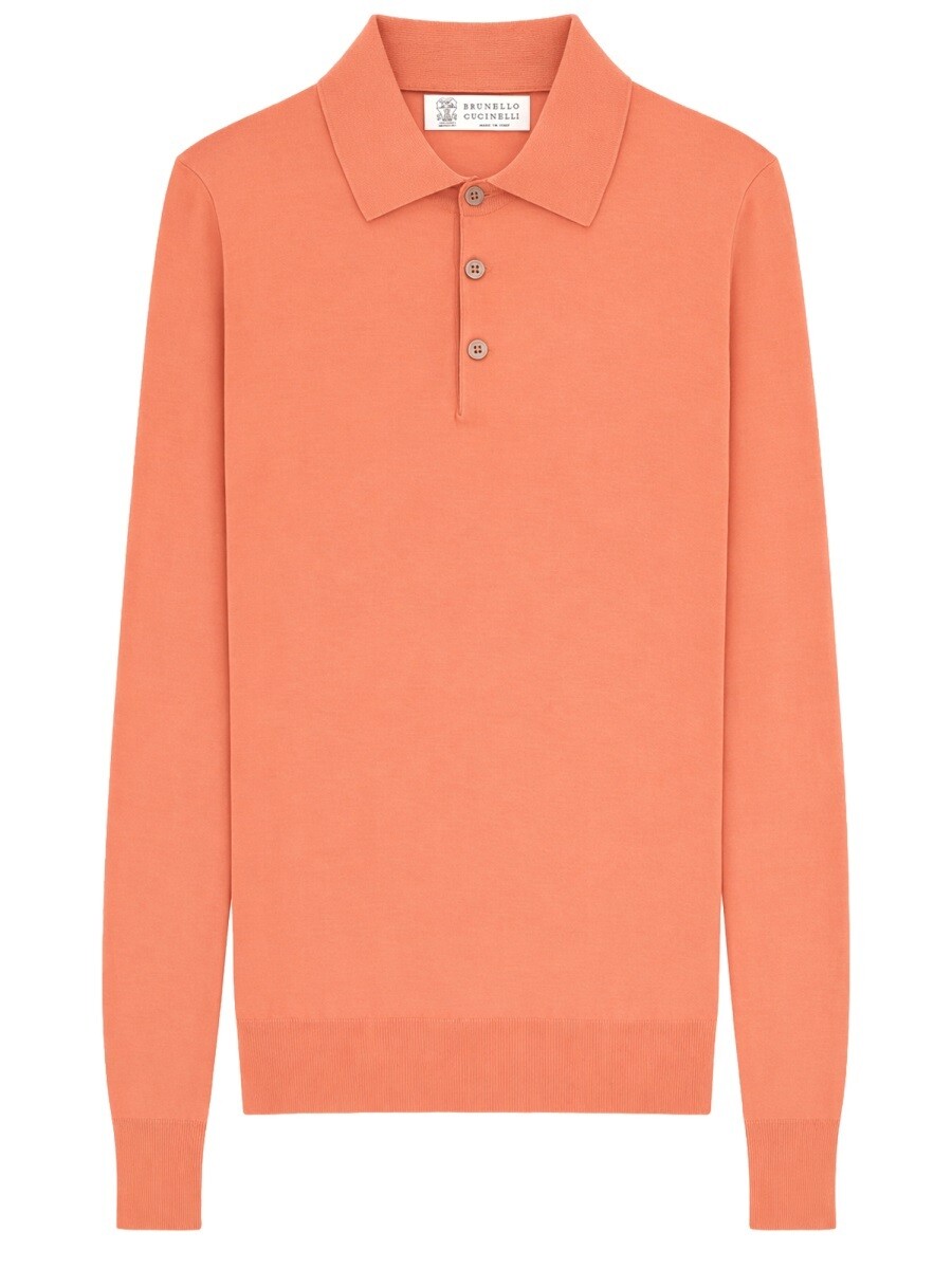 ブルネロ クチネリ BRUNELLO CUCINELLI ポロシャツ メンズ オレンジ Polo shirts 398001 関税 送料無料 2026SS el|BRANDSHOP「il Tesoro」