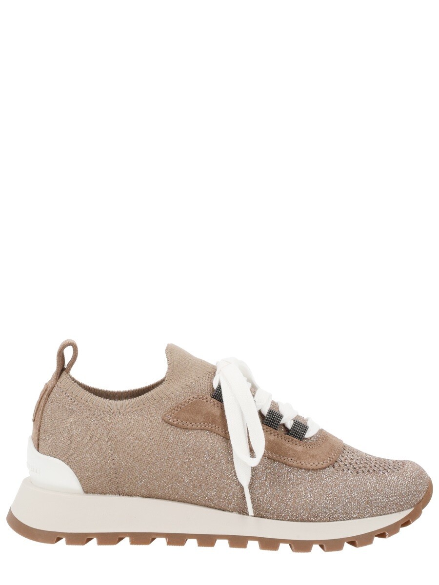 ブルネロクチネリ BRUNELLO CUCINELLI スニーカー レディース ベージュ Sneakers 403278 関税 貨物輸送無料 2026SS el