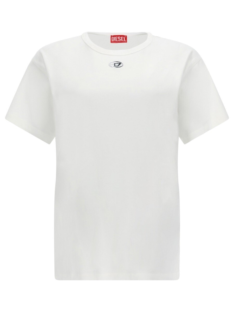 ディーゼル DIESEL スポーツシャツ プルオーバー レディース 白いこと T-shirts and polo shirts 404789 関税 貨物輸送無料 2026SS el