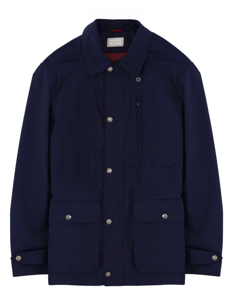 ブルネロ クチネリ BRUNELLO CUCINELLI 上衣 メンズ 青味 Jackets 393919 関税 貨物輸送無料 2026SS el