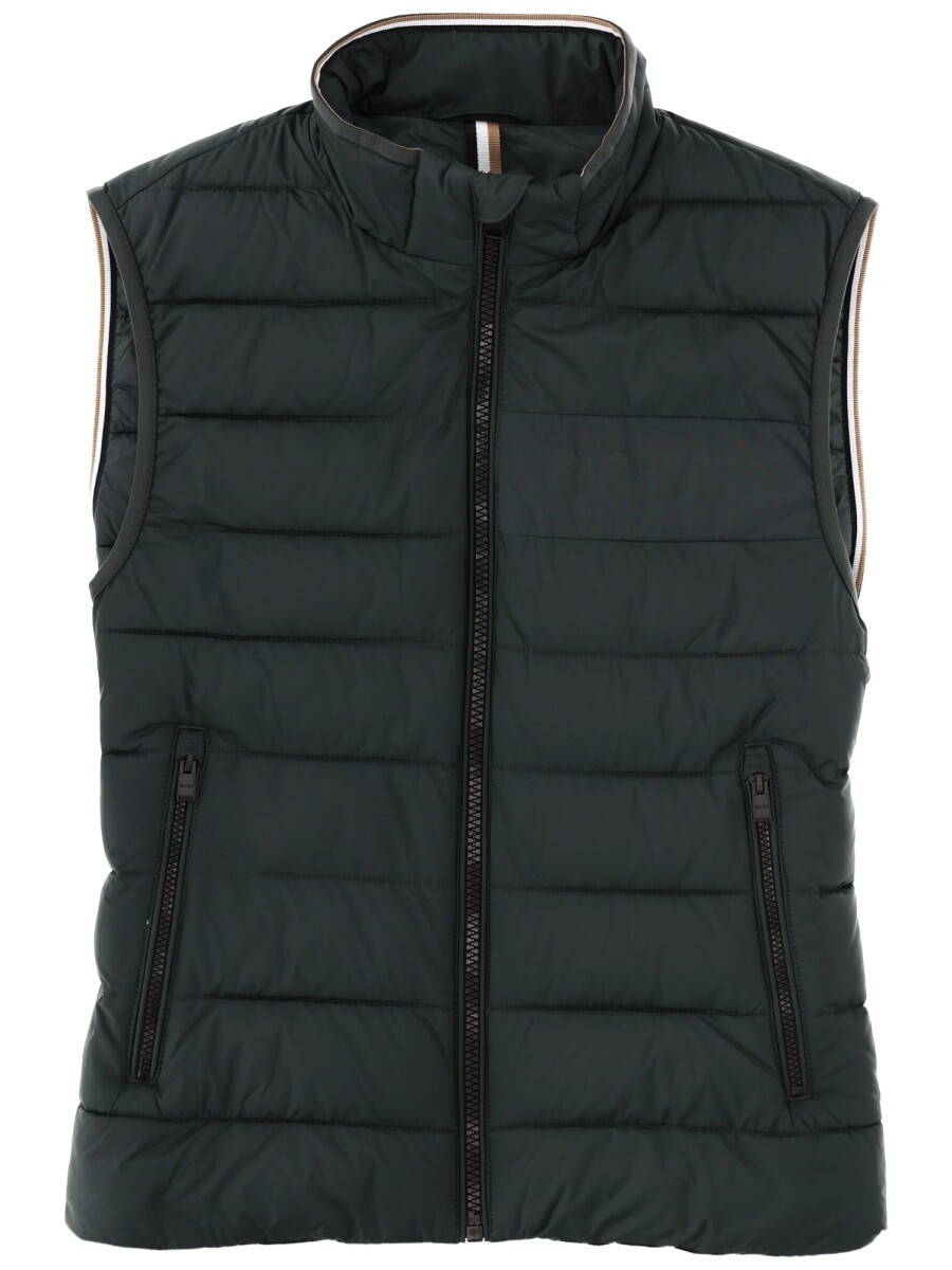 ボス BOSS ジレ ベスト メンズ グリーン Vests 408368 関税 送料無料 2026SS el