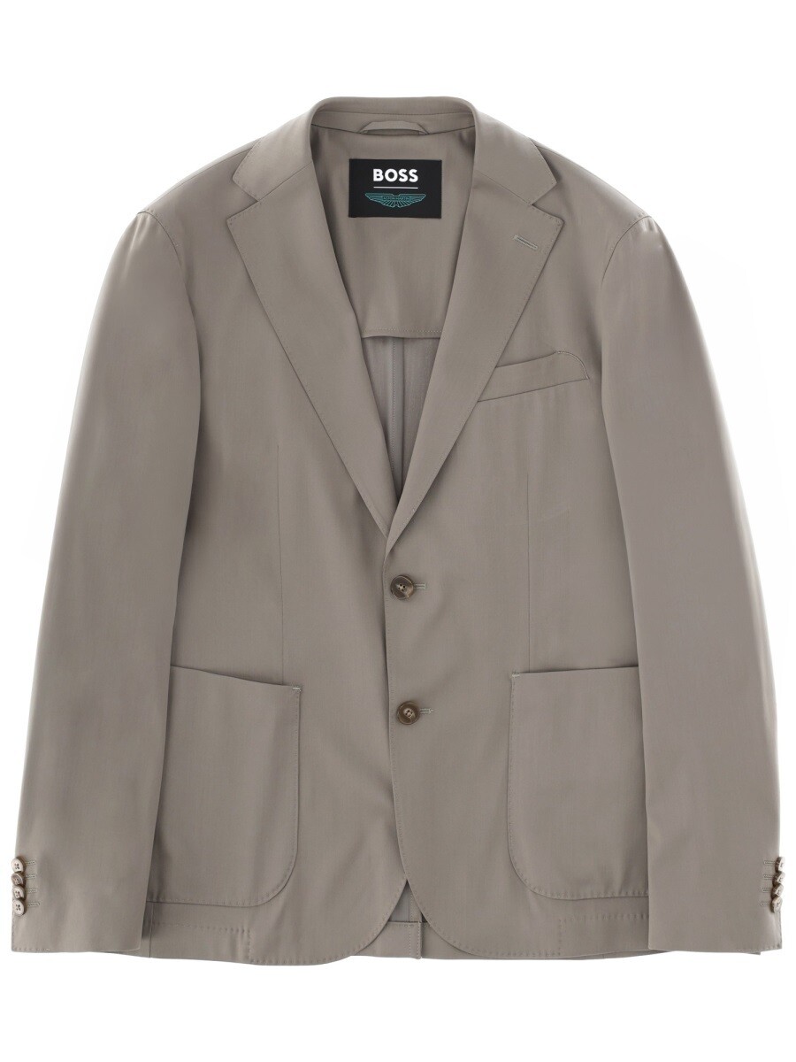 ボス BOSS ジャケット メンズ グレー Jackets 408436 関税 送料無料 2026SS el｜BRANDSHOP「il Tesoro」