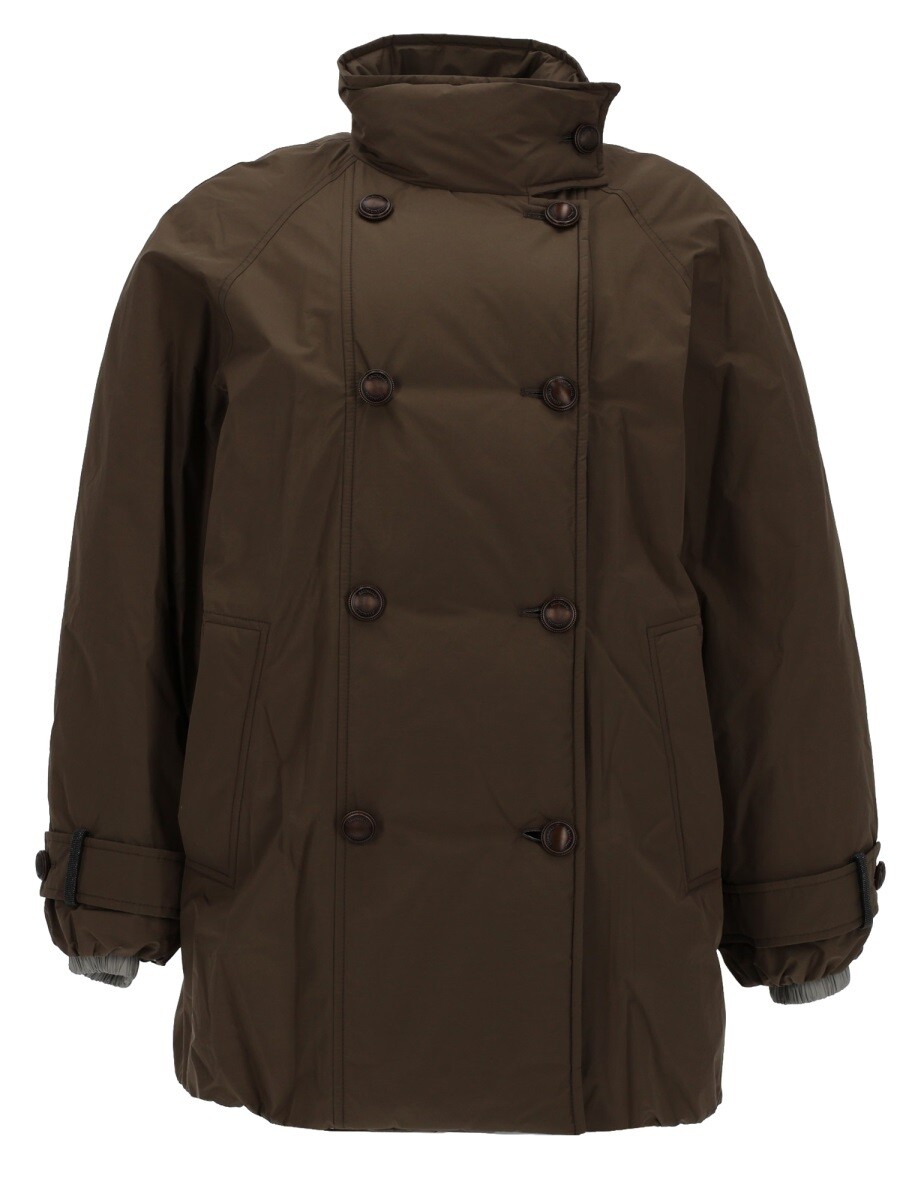 ブルネロクチネリ BRUNELLO CUCINELLI トレンチコート 厚地の外套 レディース 赤銅色 Coats and trench coats 376615 関税 貨物輸送無料 2025AW el