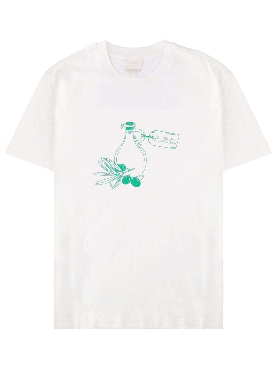 アーペーセー A.P.C. プルオーバー メンズ 白いこと T-shirts 407182 関税 貨物輸送無料 2026SS el