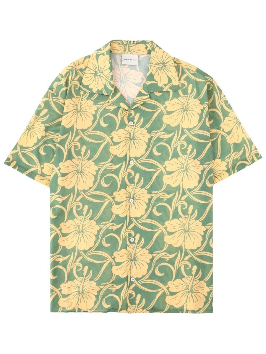 ドロール ド ムッシュ DROLE DE MONSIEUR シャツ メンズ グリーン Shirts 397061 関税 送料無料 2026SS el｜BRANDSHOP「il Tesoro」