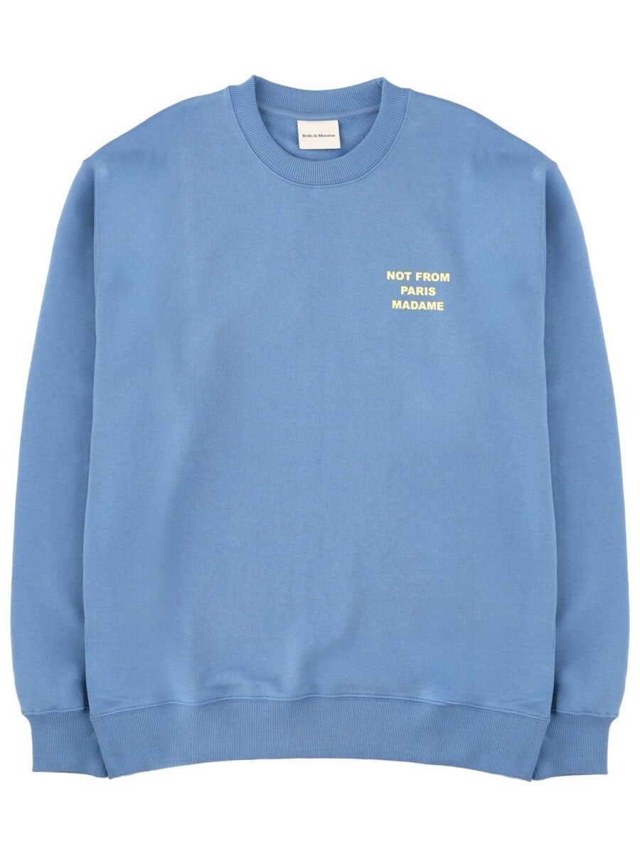 ドロール ド ムッシュ DROLE DE MONSIEUR トレーナー 調教師 メンズ 青色 Sweatshirts 403131 関税 貨物輸送無料 2026SS el