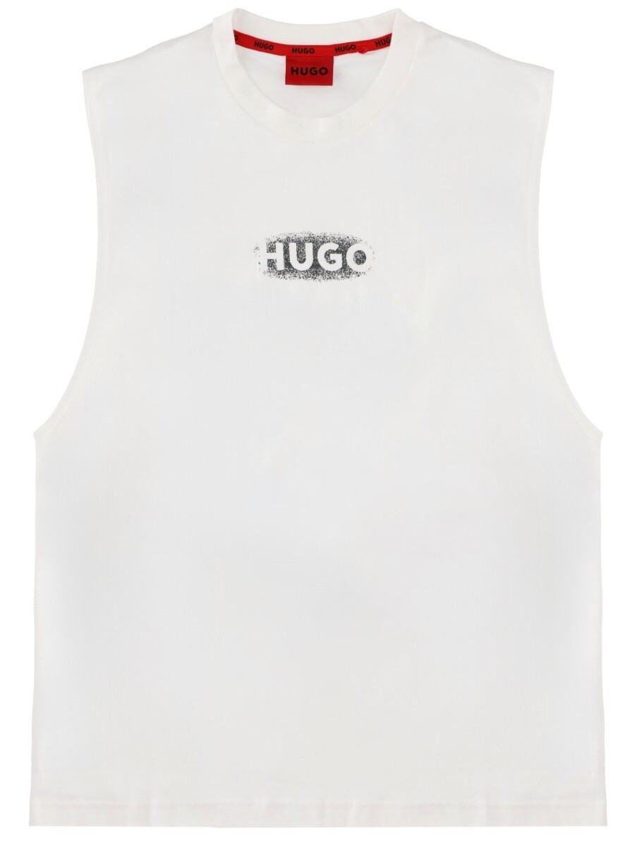 ヒューゴ HUGO Tシャツ トップス メンズ ホワイト T-shirts and tops 409351 関税 送料無料 2026SS el｜BRANDSHOP「il Tesoro」