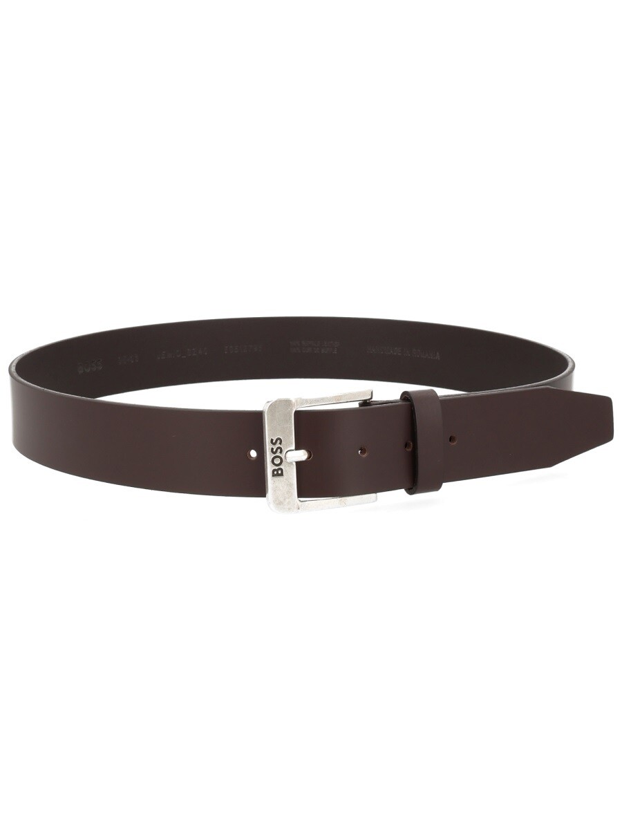 元締め BOSS 胴締め メンズ 赤銅色 Belts 408283 関税 貨物輸送無料 2026SS el