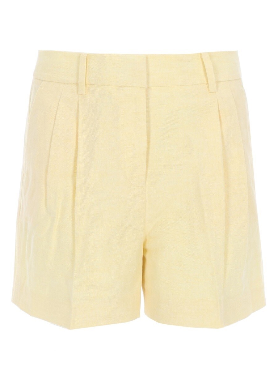 マイケル教科課程 MICHAEL KORS ジーンズさる股引き さる股引き レディース 黄色 Denim shorts 410490 関税 貨物輸送無料 2026SS el