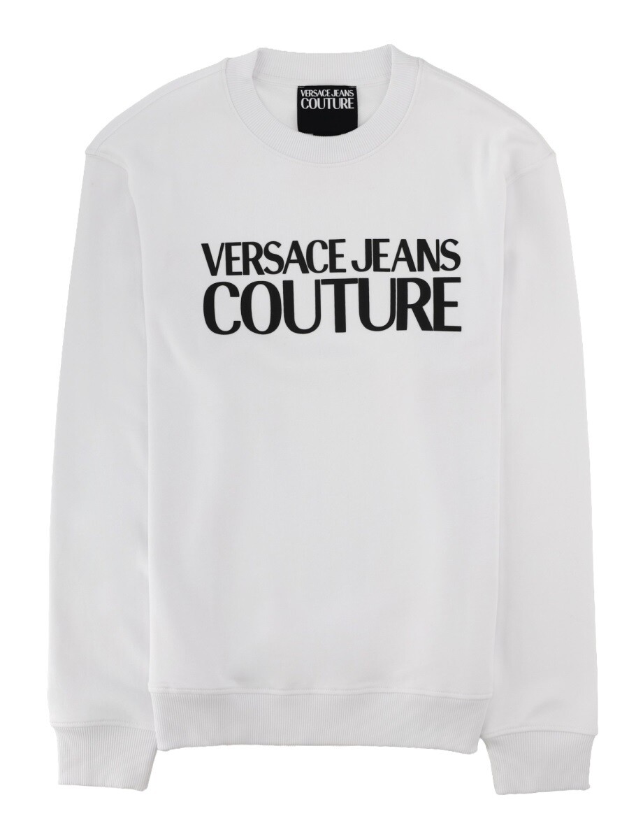 ヴェルサーチ デニム クチュール VERSACE JEANS COUTURE トレーナー 調教師 メンズ 白いこと Sweatshirts 401182 関税 貨物輸送無料 2026SS el