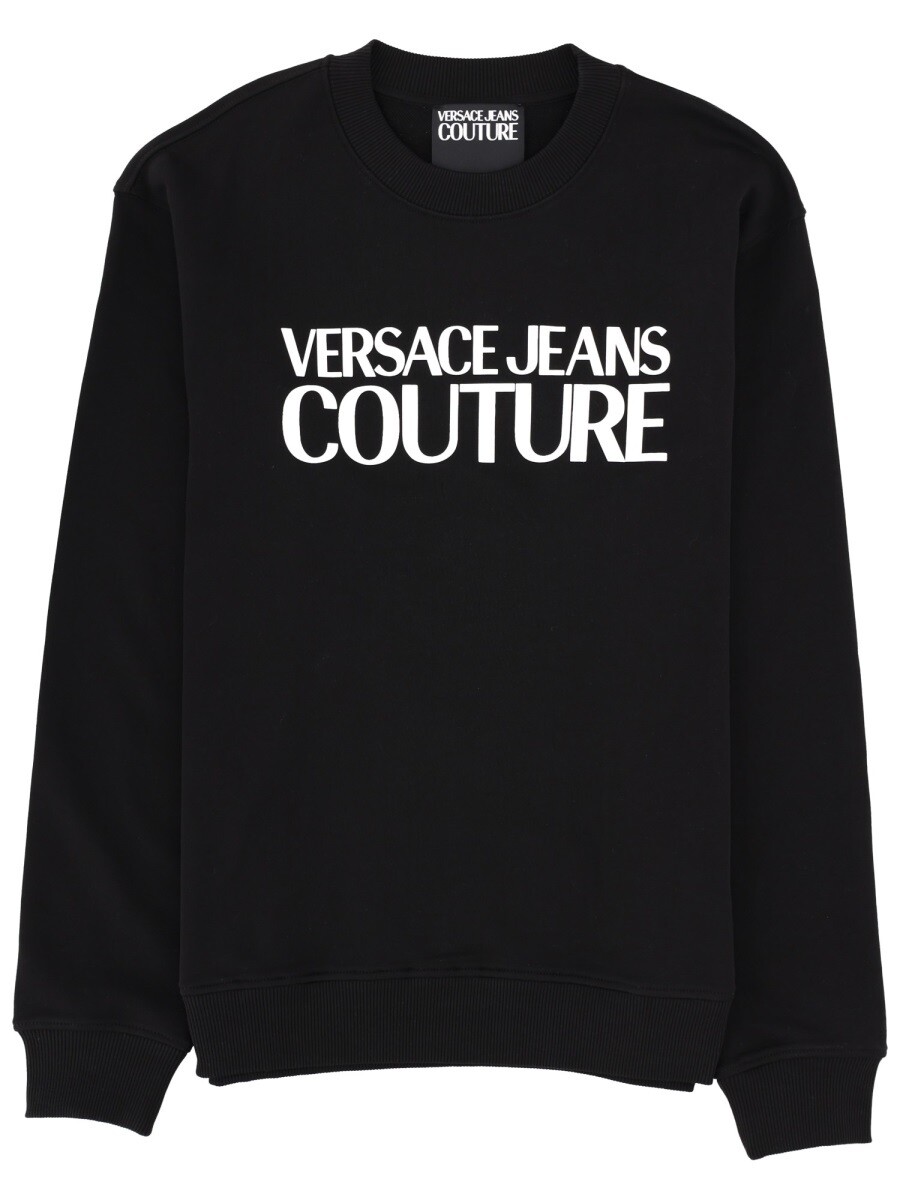 ヴェルサーチ デニム クチュール VERSACE JEANS COUTURE トレーナー 調教師 メンズ 黒いこと Sweatshirts 403706 関税 貨物輸送無料 2026SS el