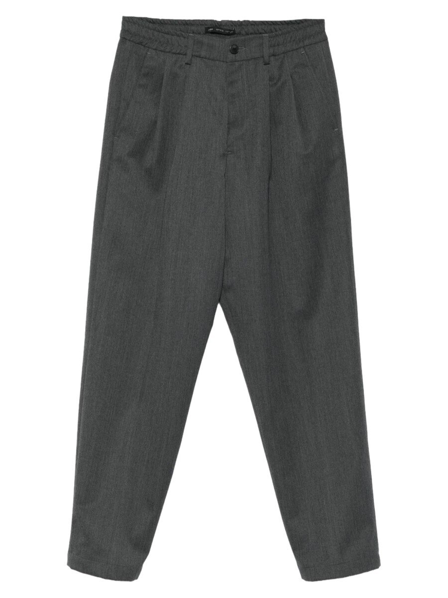 衣装地べた LOW BRAND ズボン ズボン下 メンズ 薄墨色 Trousers 387260 関税 貨物輸送無料 2025AW el