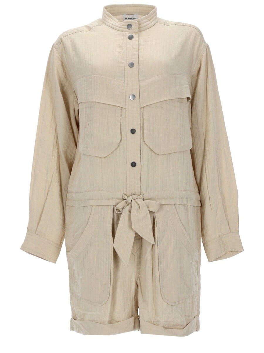 マラン はやりっ児 MARANT ETOILE セットアップ オールインワン レディース ベージュ Jumpsuits 408145 関税 貨物輸送無料 2026SS el
