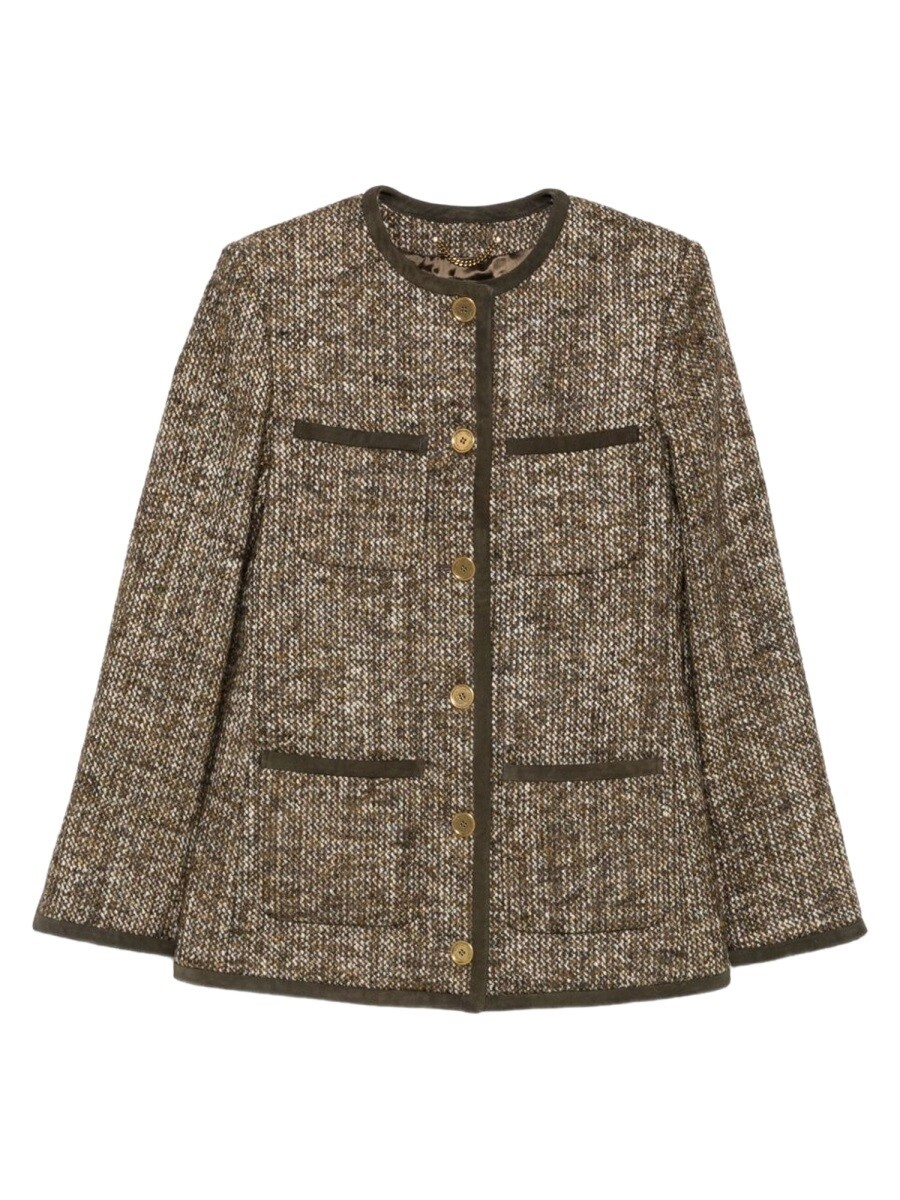 ゴールデン グース 晴れ晴れしい ブランド名 GOLDEN GOOSE 背広上衣 背広 上衣 レディース 赤銅色 Suit Jackets 381381 関税 貨物輸送無料 2025AW el