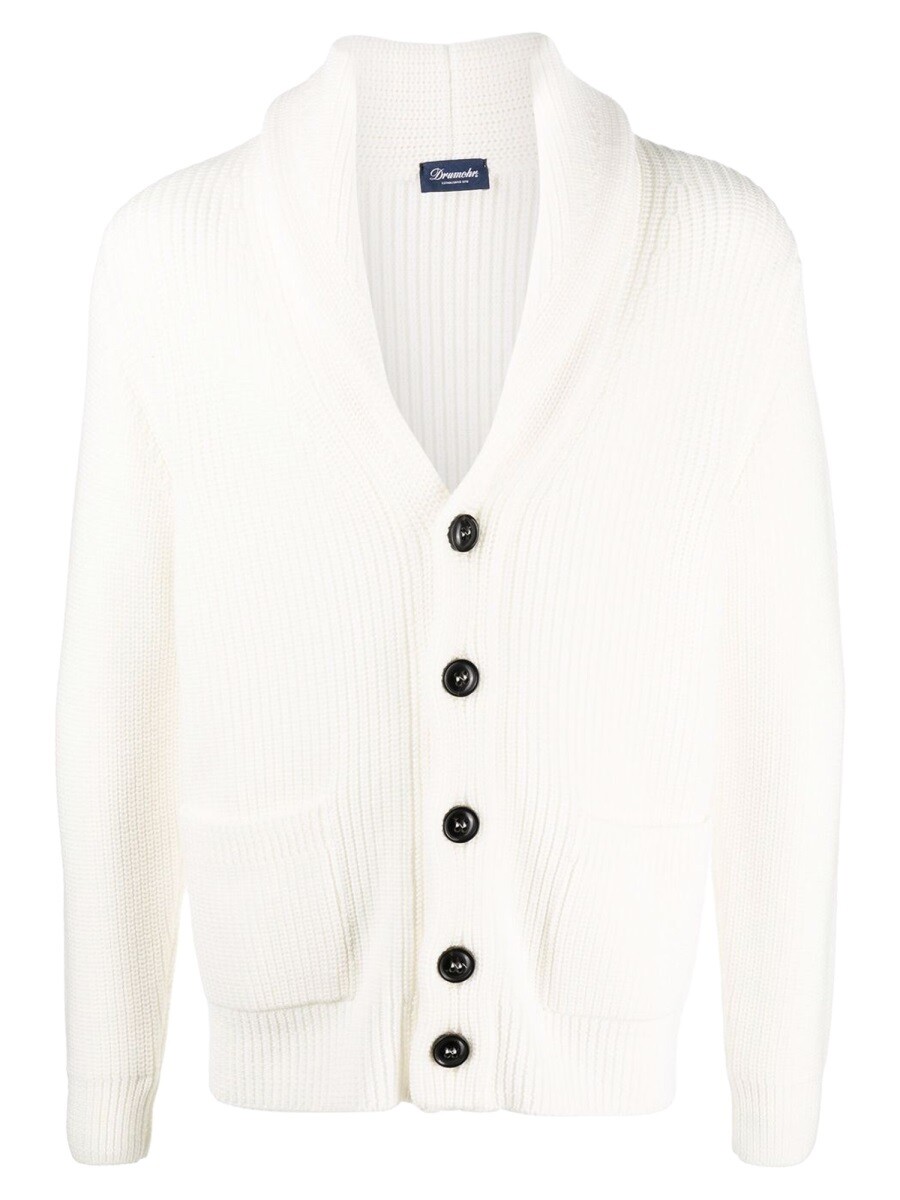 ドルモア DRUMOHR セーター ニットウェア メンズ ホワイト Knitwear 386940 関税 送料無料 2025AW el