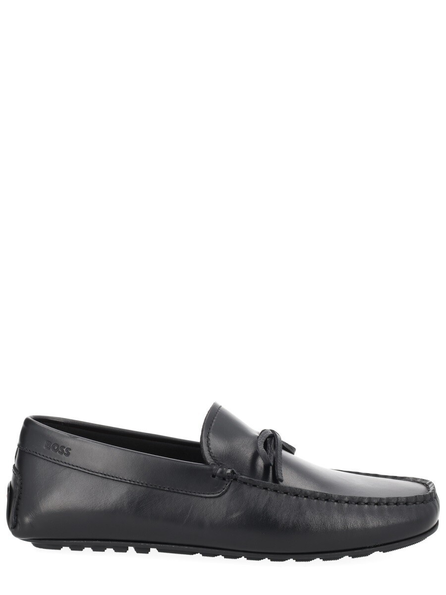 主任者 BOSS 置き目毛皮 メンズ 黒いこと Loafers 408430 関税 貨物輸送無料 2026SS el