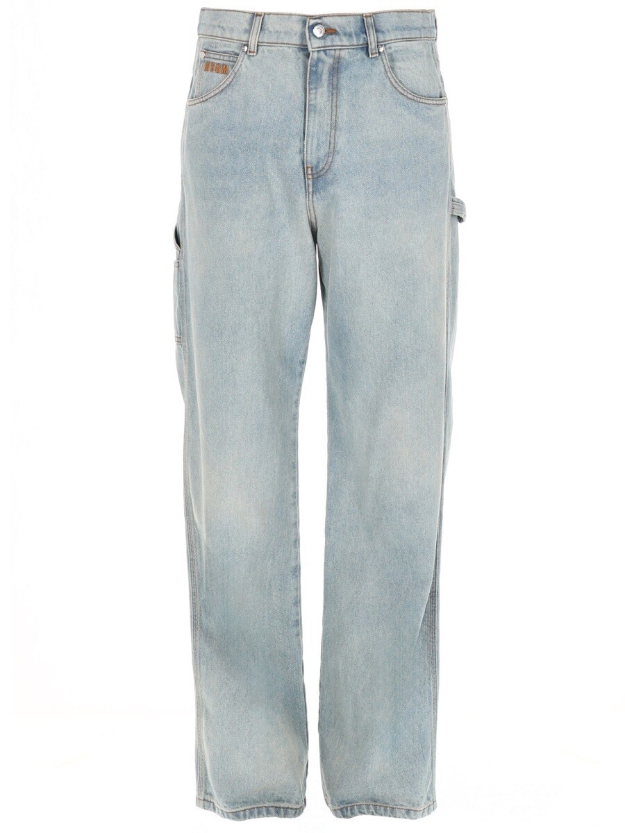 エムエスジーエム MSGM デニム メンズ ブルー Jeans 395436 関税 送料無料 2026SS el｜BRANDSHOP「il Tesoro」 34,515円