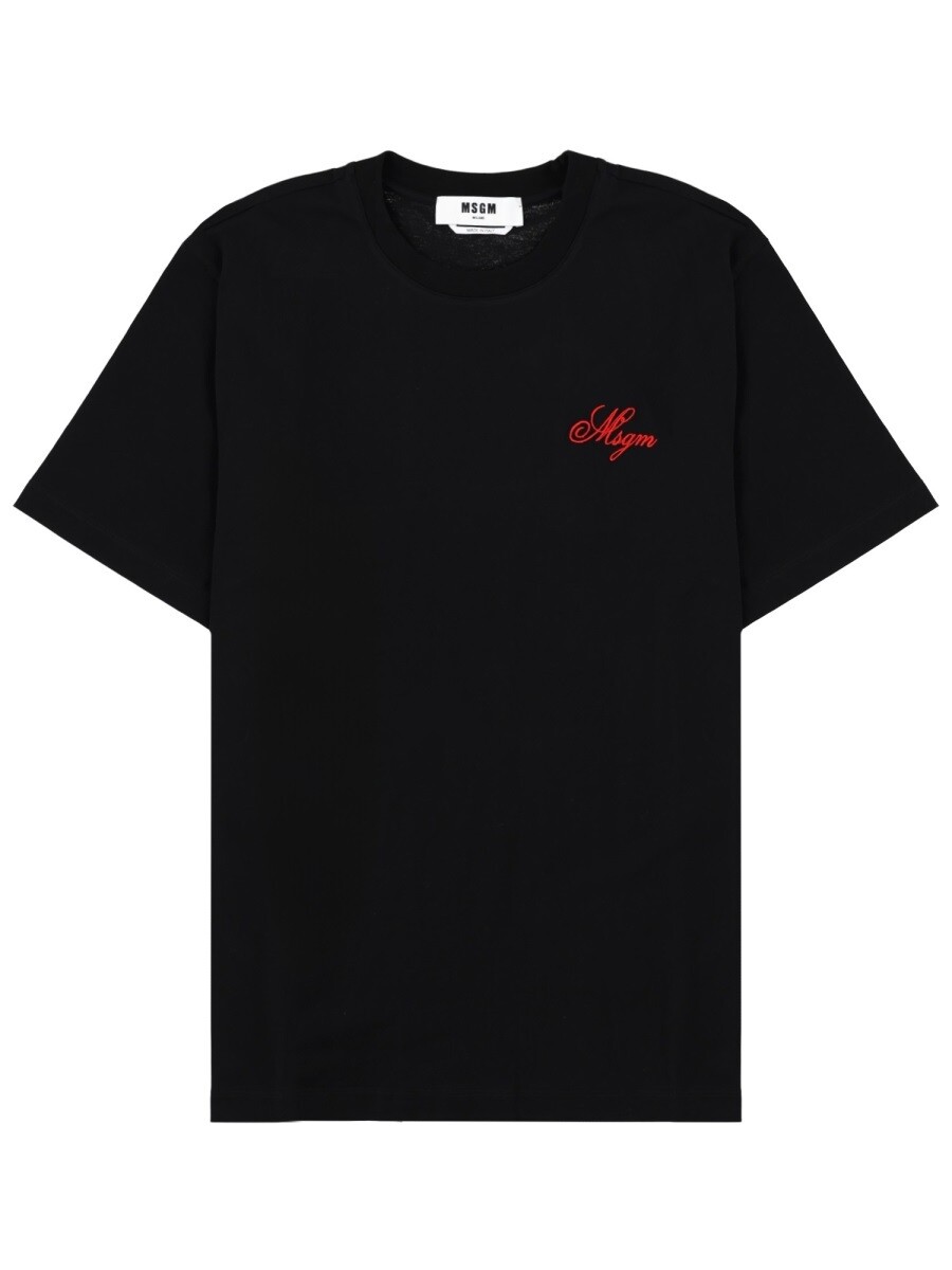 エムエスジーエム MSGM プルオーバー メンズ 黒いこと T-shirts 400462 関税 貨物輸送無料 2026SS el