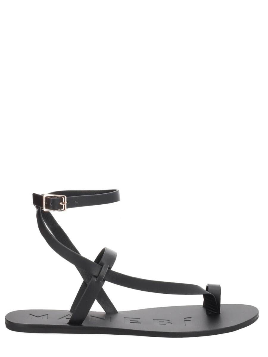 マネビ MANEBI' サンダル レディース ブラック Sandals 398551 関税 送料無料 2026SS el｜BRANDSHOP「il Tesoro」