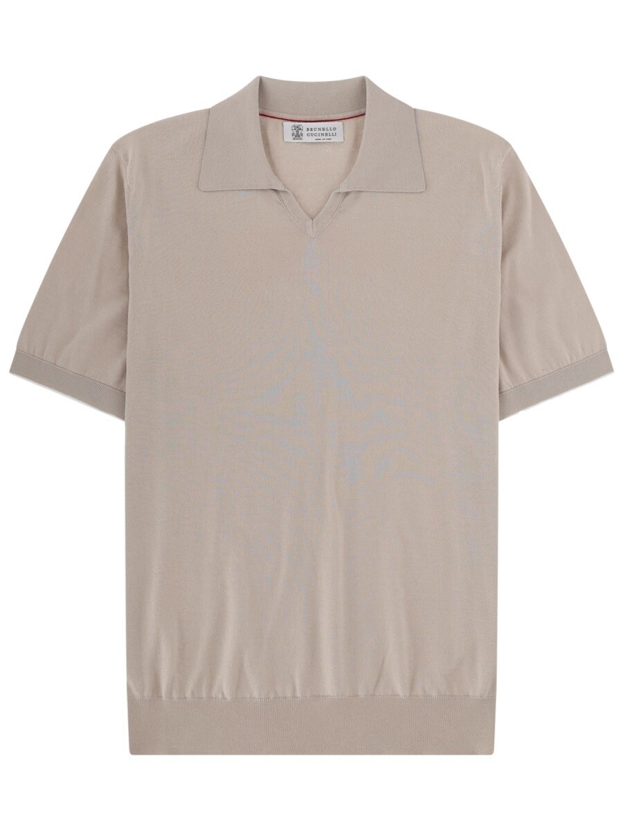 ブルネロ クチネリ BRUNELLO CUCINELLI スポーツシャツ メンズ ベージュ Polo shirts 400648 関税 貨物輸送無料 2026SS el