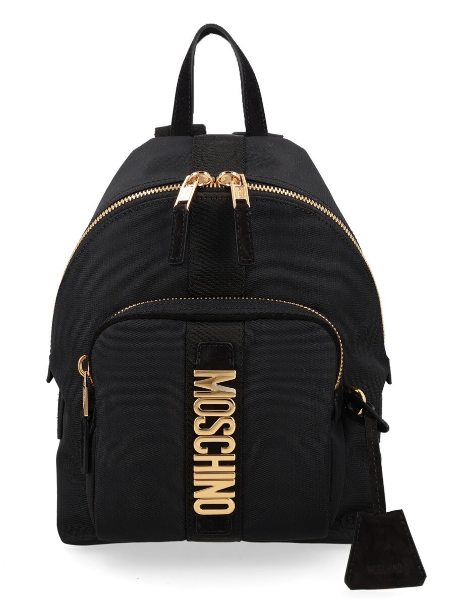 モスキーノ MOSCHINO 背嚢 うしろ側容器に並べる レディース 黒いこと Backpacks and bum bags 410865 関税 貨物輸送無料 2026SS el