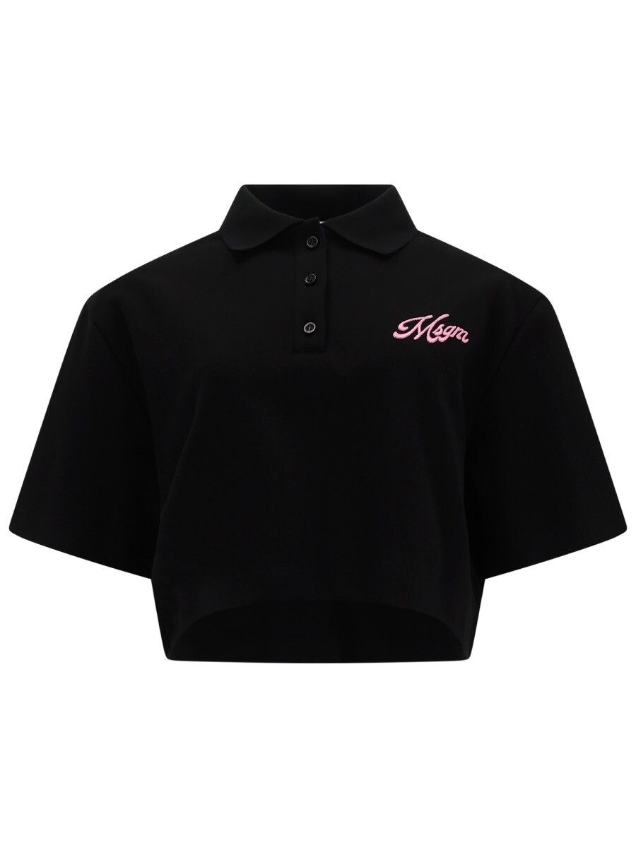 エムエスジーエム MSGM スポーツシャツ レディース 黒いこと Polo 405199 関税 貨物輸送無料 2026SS el