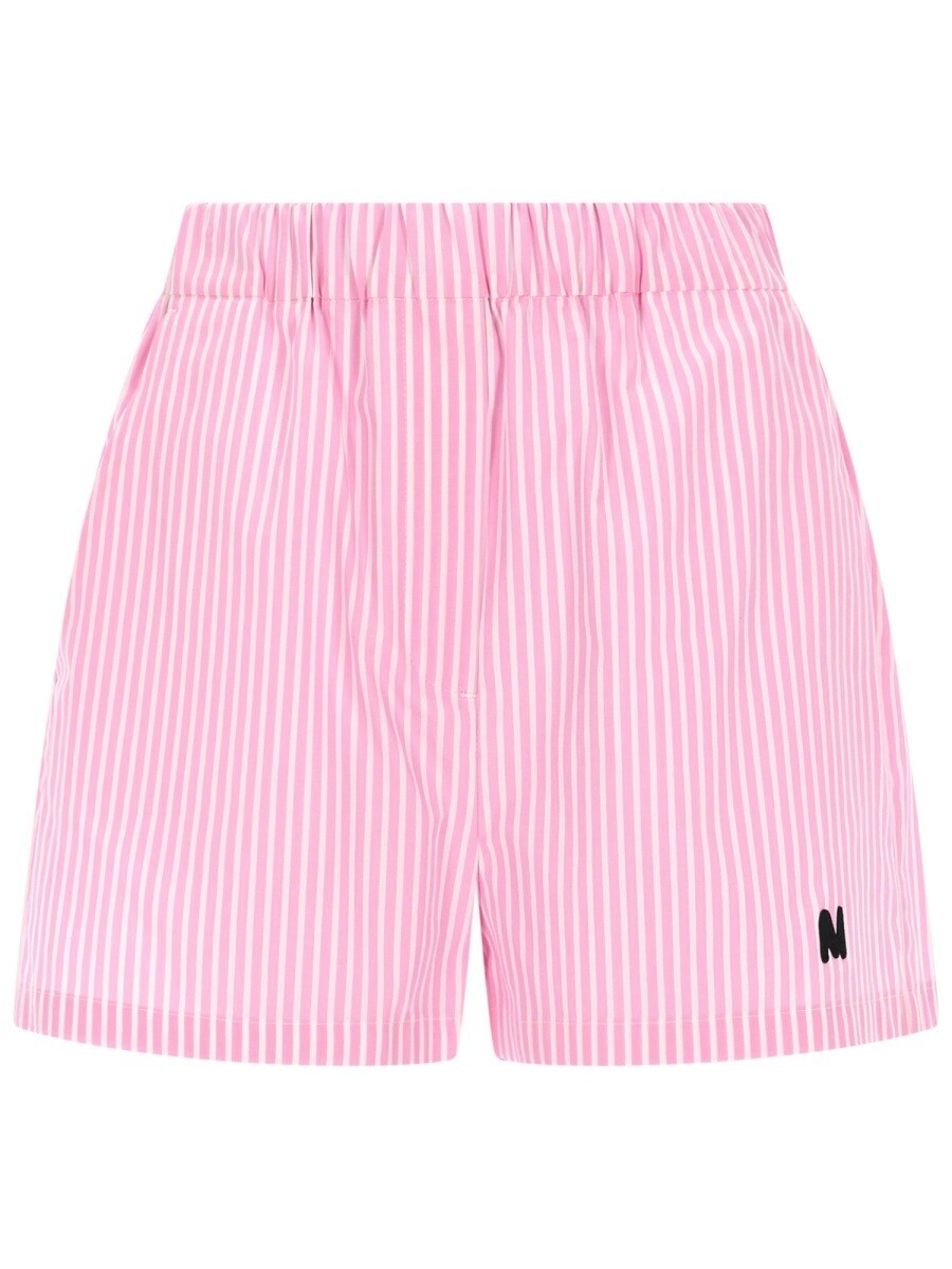 エムエスジーエム MSGM ジーンズさる股引き さる股引き レディース サクラ色 Denim shorts 391633 関税 貨物輸送無料 2026SS el