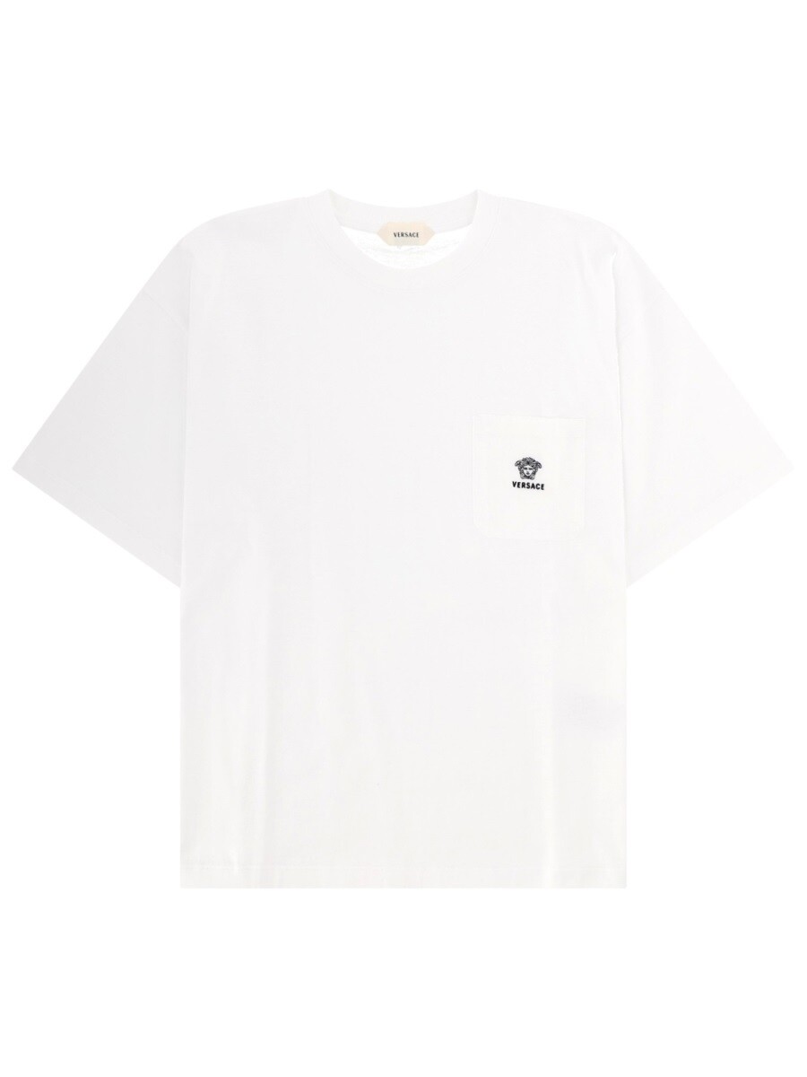 ヴェルサーチ VERSACE プルオーバー メンズ 白いこと T-shirts 411534 関税 貨物輸送無料 2026SS el