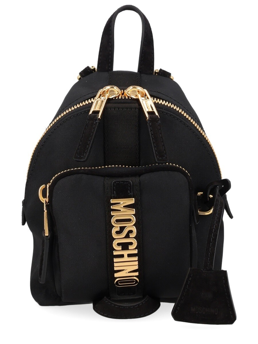 モスキーノ MOSCHINO 背嚢 うしろ側容器に並べる レディース 黒いこと Backpacks and bum bags 410482 関税 貨物輸送無料 2026SS el