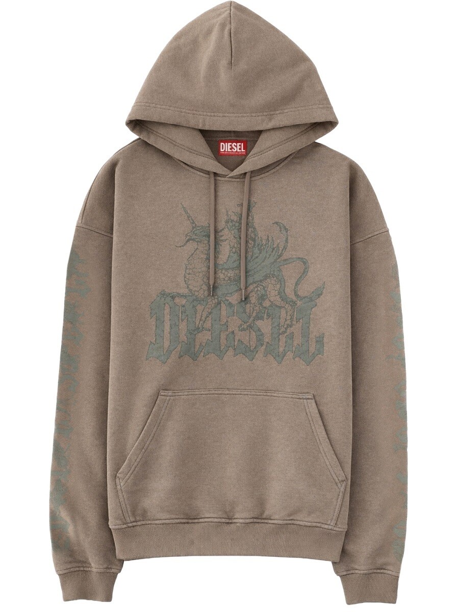 ディーゼル DIESEL トレイナー 調教師 メンズ 赤銅色 Sweatshirts 407105 関税 貨物輸送無料 2026SS el トップス-メンズファッション-スウェット・トレーナー