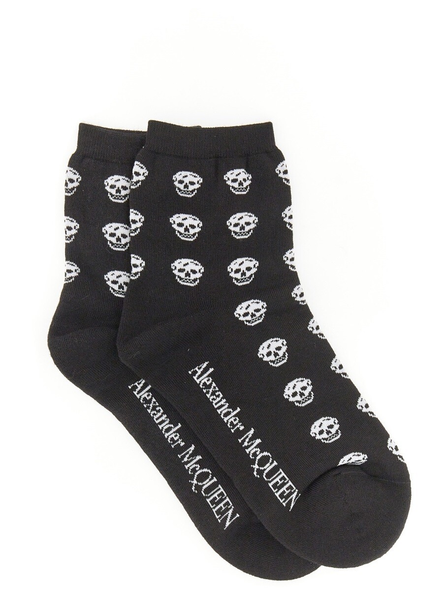 アレキサンダー マックイーン ALEXANDER MCQUEEN ソックス 靴下 レディース 黒いこと Socks 269452 関税 貨物輸送無料 2023SS el