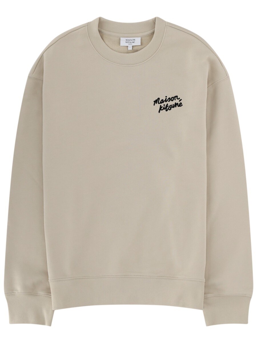 棲み家 狐狸 MAISON KITSUNE トレーナー 調教師 メンズ ベージュ Sweatshirts 392694 関税 貨物輸送無料 2026SS el