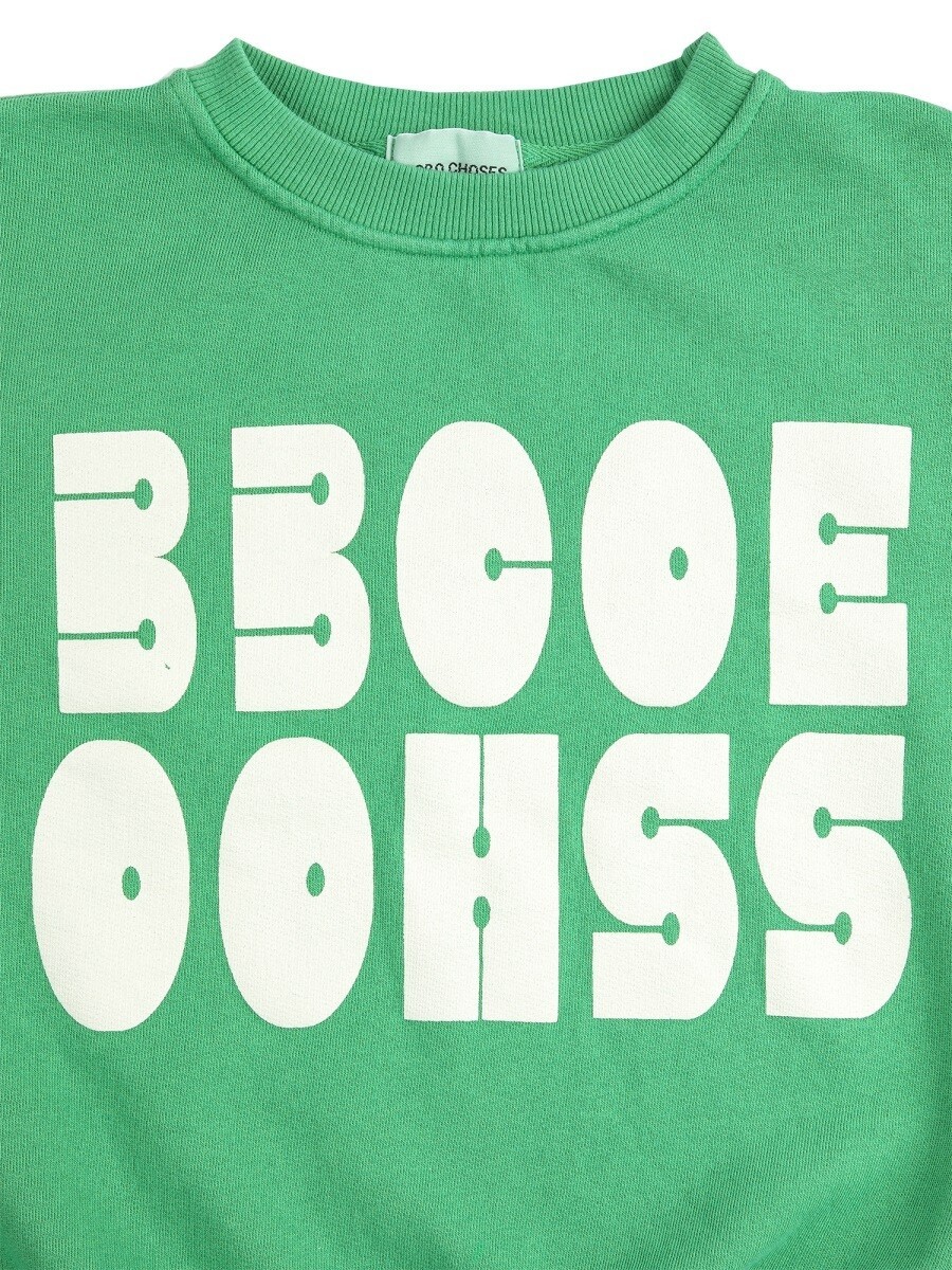 ボボショーズ BOBO CHOSES クルーネックスウェットシャツ トレーナー ボーイズ グリーン Crew neck sweatshirts 393033 関税 送料無料 2026SS el｜BRANDSHOP「il Tesoro」