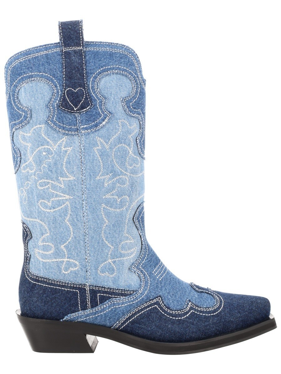 ガニー GANNI ブーツ レディース 青碧 Boots 412128 関税 貨物輸送無料 2026SS el
