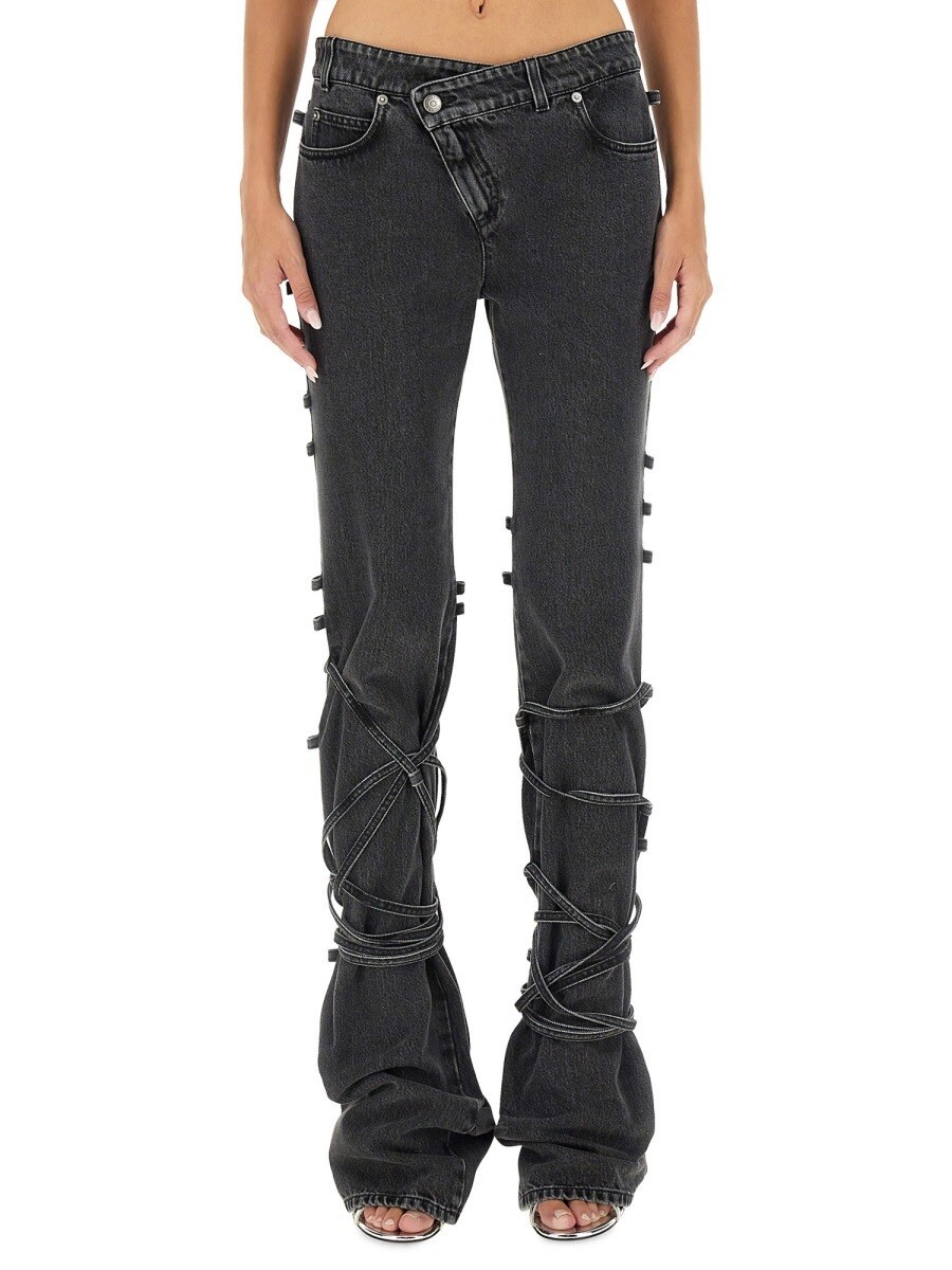 アレキサンダー マックイーン ALEXANDER MCQUEEN デニム レディース ブラック Jeans 342733 関税 送料無料 2024AW el｜BRANDSHOP「il Tesoro」