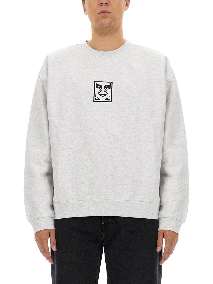 オベイ OBEY トレーナー 調教師 メンズ 薄墨色 Sweatshirts 340794 関税 貨物輸送無料 2024AW el