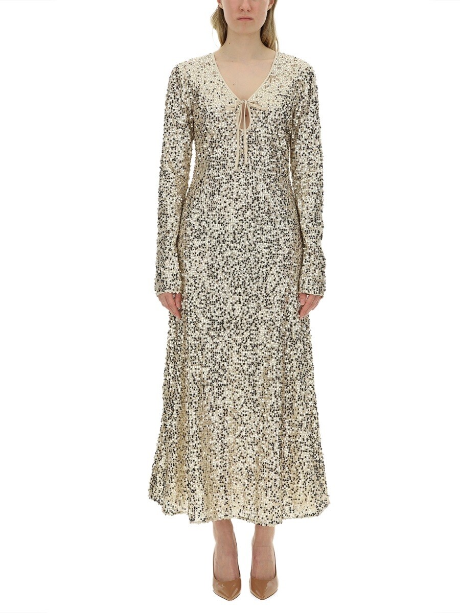 ローテート ROTATE BIRGER CHRISTENSEN ワンピース ドレス レディース ブルー Dresses 337952 関税 送料無料 2024AW el|BRANDSHOP「il Tesoro」