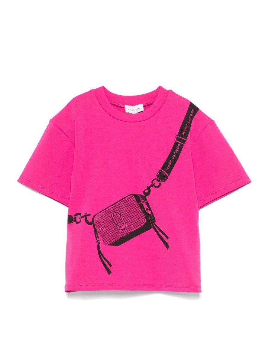 目じるし ジェイコブス MARC JACOBS ロング衣袂ティーシャツ ティーシャツ ガールズ Long sleeve t-shirts 335576 関税 貨物輸送無料 2024AW el