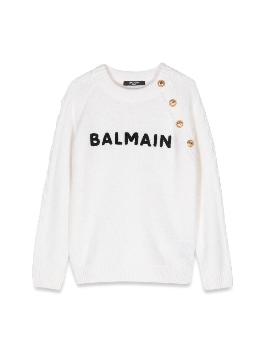 バルマン BALMAIN クルーネックジャンパー 編み物お召しもの ボーイズ Crew neck jumpers 336516 関税 貨物輸送無料 2024AW el