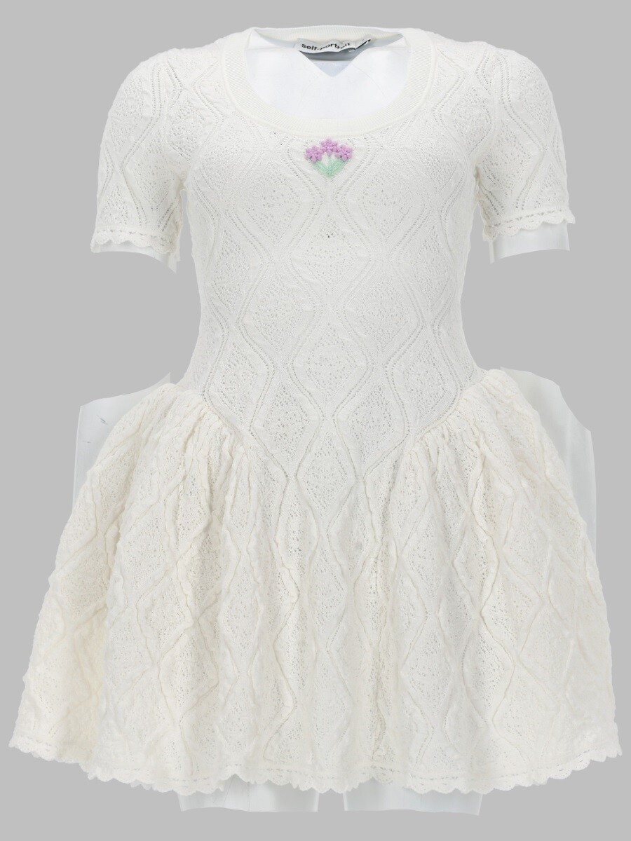 セルフ すがた絵 SELF PORTRAIT 衣裳 御召しもの レディース 白いこと Dresses 409506 関税 貨物輸送無料 2026SS el