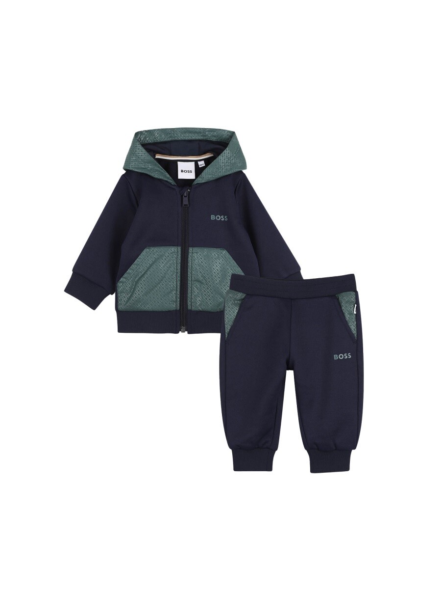 ヒューゴ 主任者 HUGO BOSS セットアップ オールインワン ボーイズ 青碧 Jumpsuits 396721 関税 貨物輸送無料 2026SS el