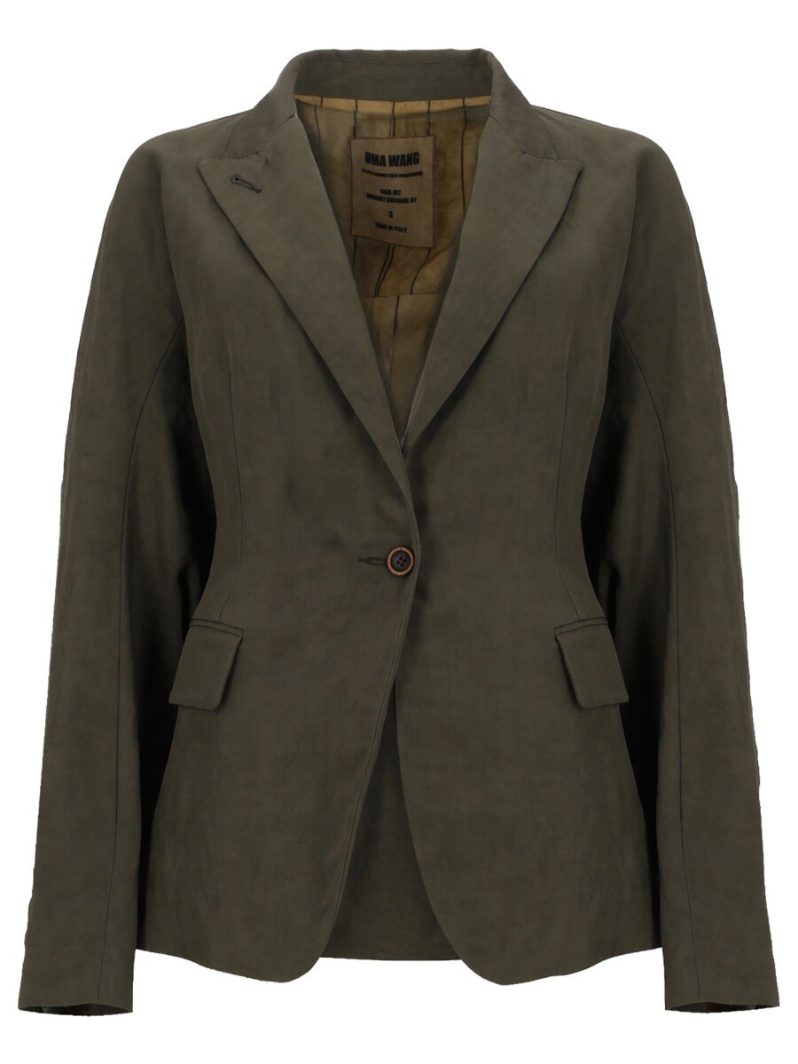 ユマ一 UMA WANG 背広上衣 背広 上衣 レディース 薄墨色 Suit Jackets 402475 関税 貨物輸送無料 2026SS el