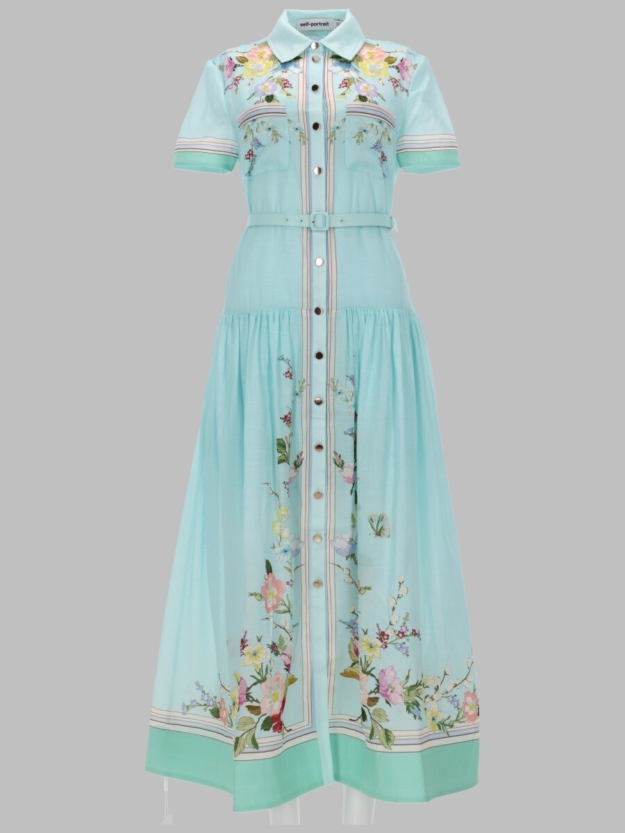 セルフ すがた絵 SELF PORTRAIT 衣装 お召しもの レディース 緑であること Dresses 409497 関税 貨物輸送無料 2026SS el