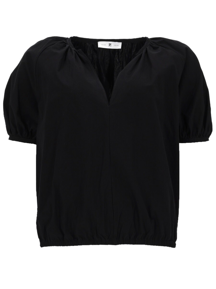 ピーティー トリノ PT TORINO プルオーバー トップス レディース 黒いこと T-shirts and tops 397844 関税 貨物輸送無料 2026SS el
