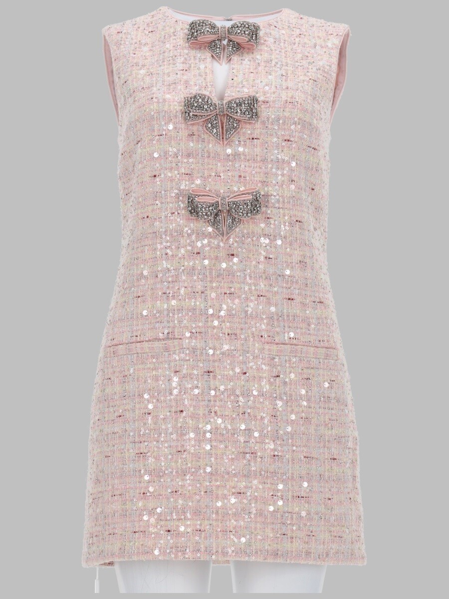 セルフ すがた絵 SELF PORTRAIT 衣裳 御召しもの レディース さくら色 Dresses 409751 関税 貨物輸送無料 2026SS el