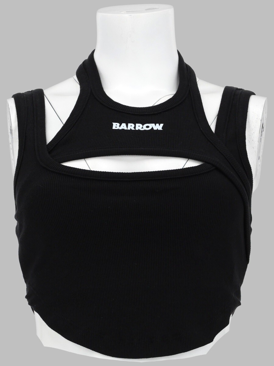 バロー BARROW Tシャツ トップス レディース ブラック T-shirts and tops 403708 関税 送料無料 2026SS el｜BRANDSHOP「il Tesoro」