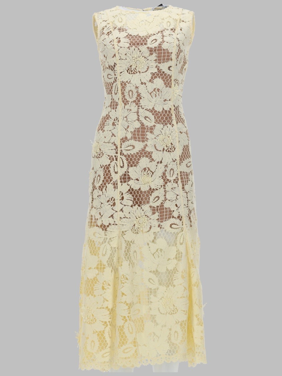 セルフ すがた絵 SELF PORTRAIT 衣裳 御召しもの レディース 黄色 Dresses 409474 関税 貨物輸送無料 2026SS el