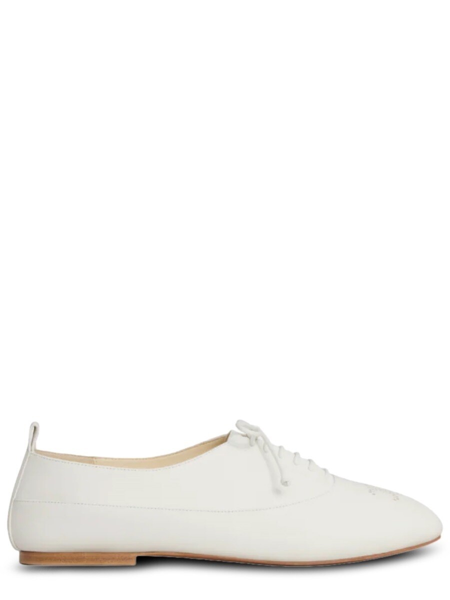 セリーヌ CELINE 置き目毛革 レディース 白いこと Loafers 384147 関税 貨物輸送無料 2025AW el