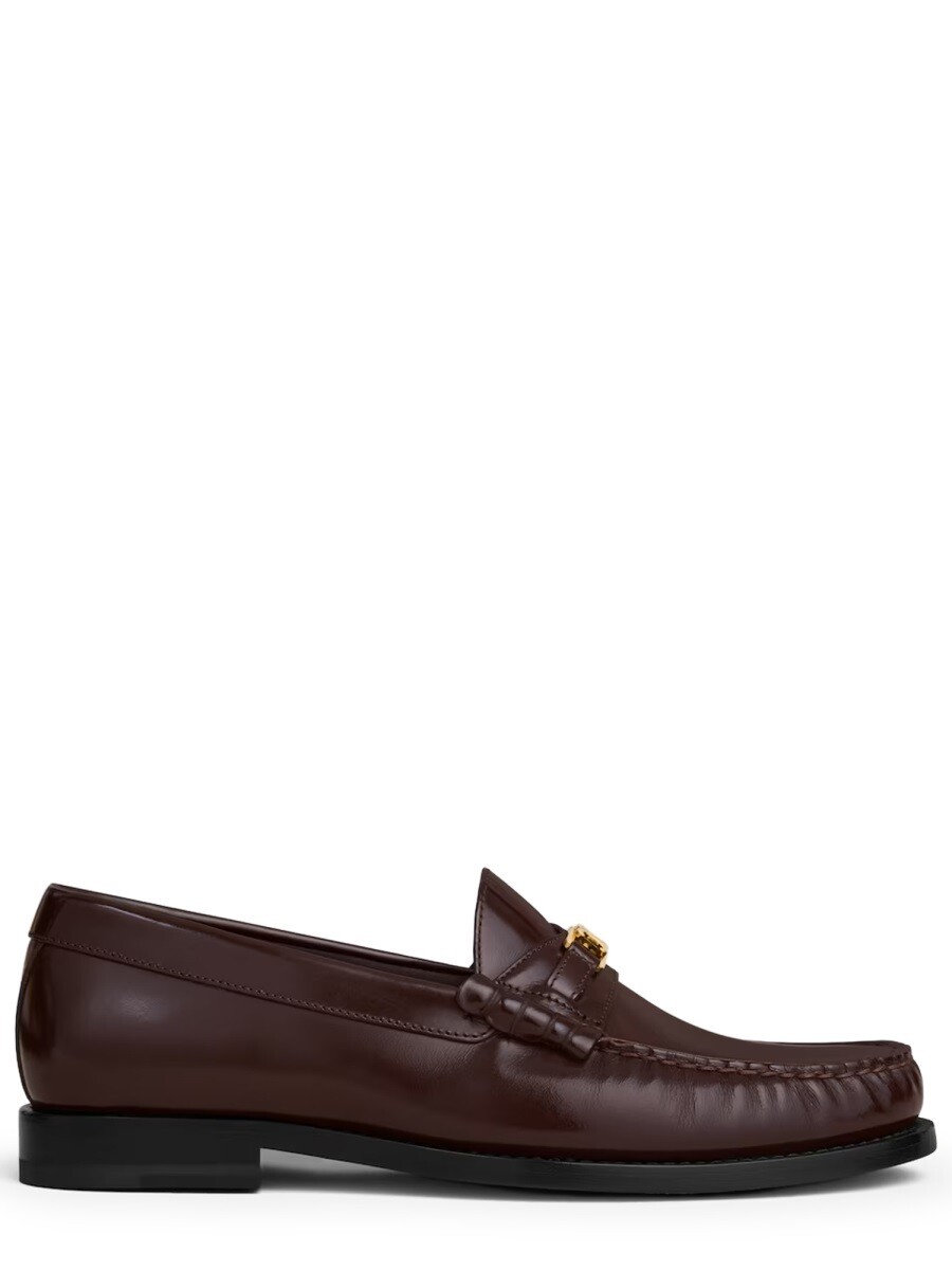セリーヌ CELINE 置き目毛皮 レディース 赤銅色 Loafers 384200 関税 貨物輸送無料 2025AW el