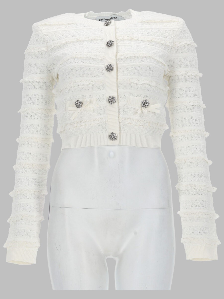 セルフ ポートレート SELF PORTRAIT セーター ニットウェア レディース ホワイト Knitwear 409609 関税 送料無料 2026SS el｜BRANDSHOP「il Tesoro」